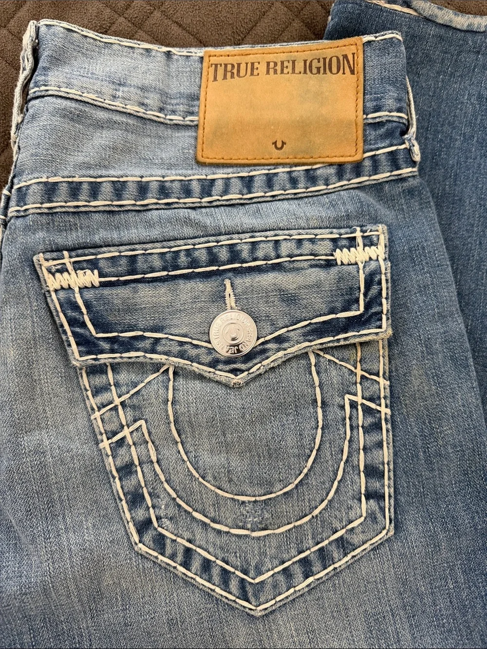 True Religion Ricky Relaxed Straight Jeans size 32
